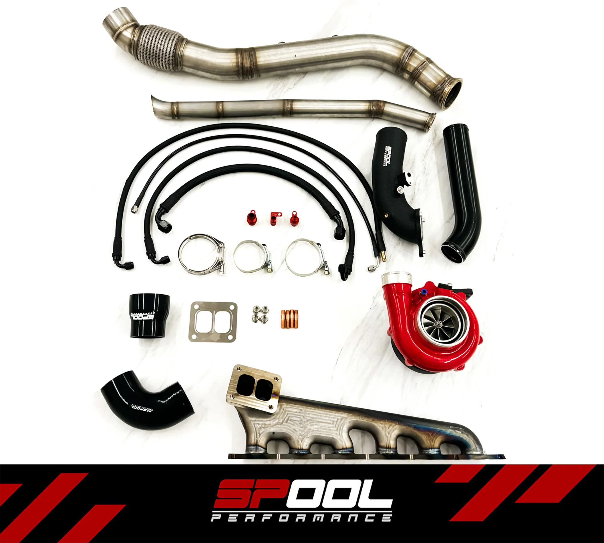 Billet Manifold top Mount Turbo Kits